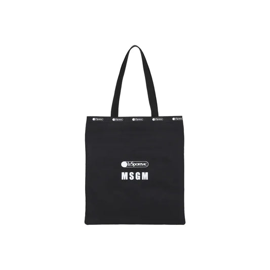 MSGM x LeSportsac Large Emerald Tote Logo Tote Black