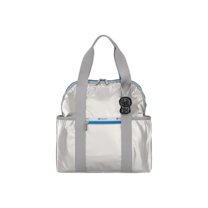 LeSportsac x Doraemon Double Trouble Backpack Doraemon Silver Shine