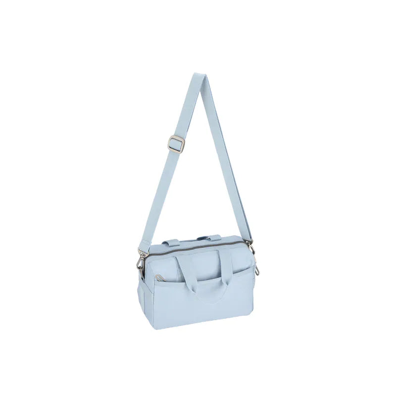 Small Uptown Satchel Cerulean Frost C