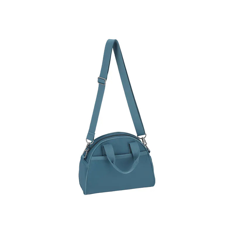 Round Small Satchel Blue Indigo