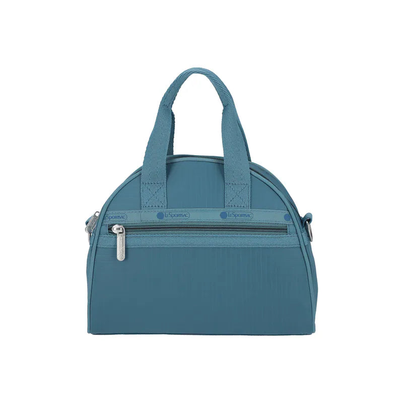 Round Small Satchel Blue Indigo