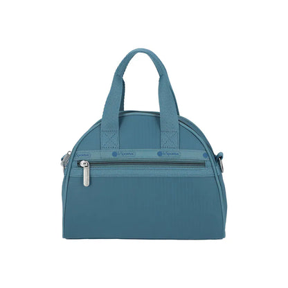 Round Small Satchel Blue Indigo