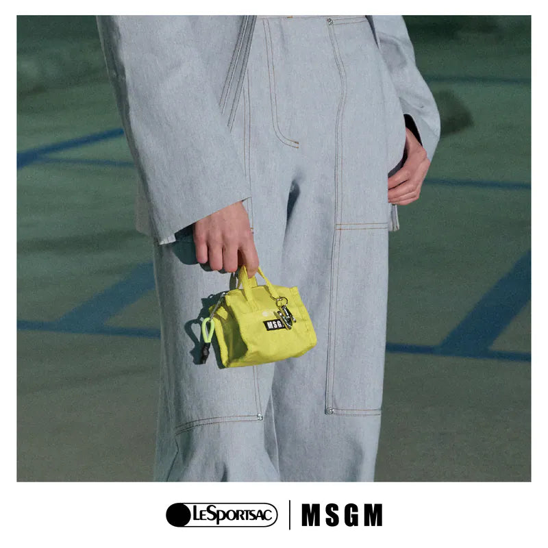 MSGM x LeSportsac Micro Weekender Micro Yellow