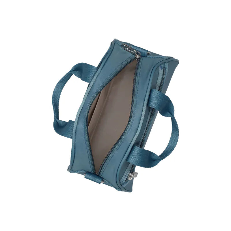 Round Small Satchel Blue Indigo