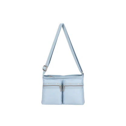 Essential Zip Crossbody Cerulean Frost C