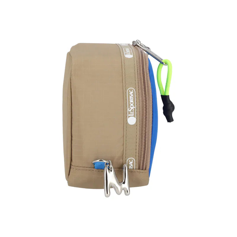 MSGM x LeSportsac Medium Cosmetic Blue/Khaki