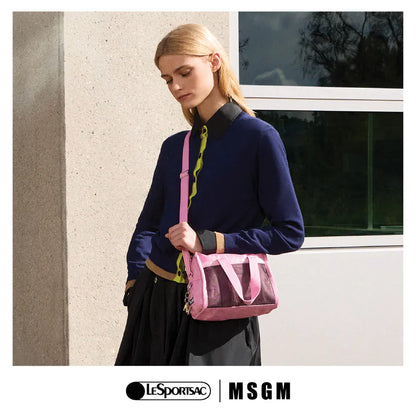 MSGM x LeSportsac Metro Crossbody Metro Pink Jacq