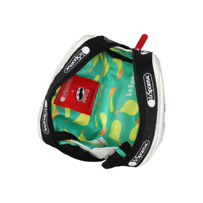 Lesportsac x Pringles Square Cosmetic Mr P Embroidery