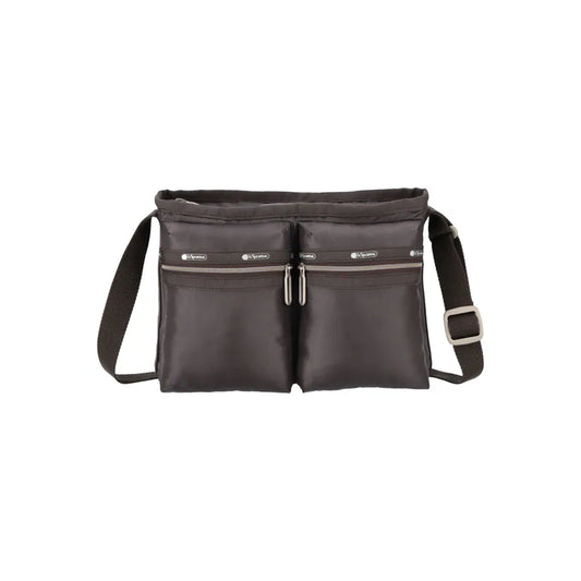 Essential Zip Crossbody Dark Chocolate C