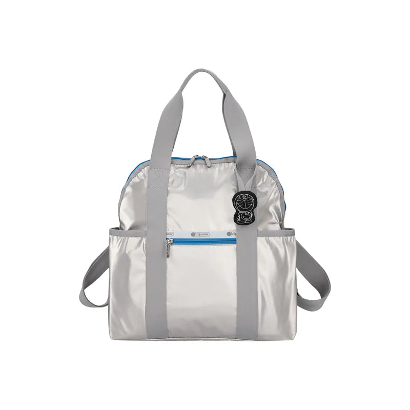LeSportsac x Doraemon Double Trouble Backpack Doraemon Silver Shine