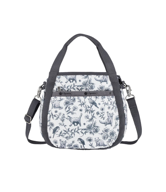 Floral Birds And Cats Small Jenni Crossbody