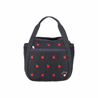 Small Jenni Crossbody Red Apple Embroidery