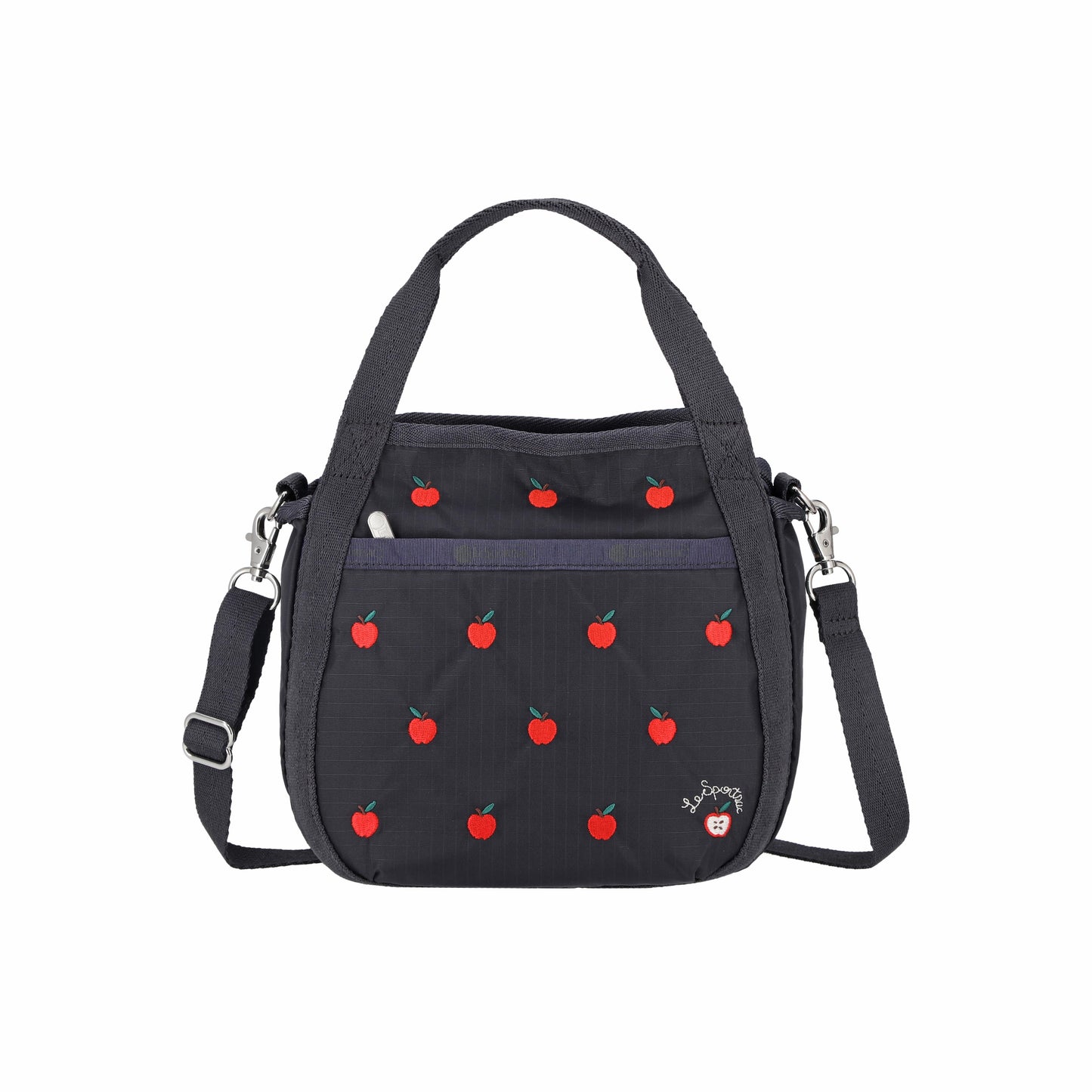Small Jenni Crossbody Red Apple Embroidery