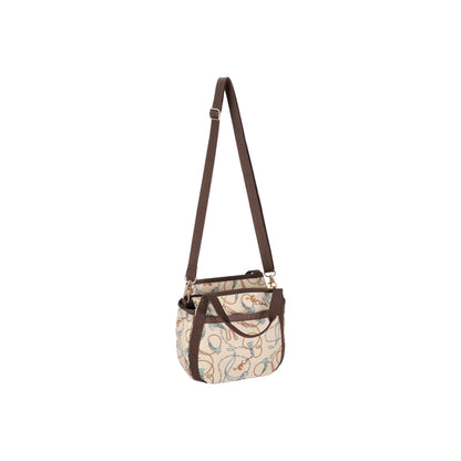Small Jenni Crossbody Beige Chic Status