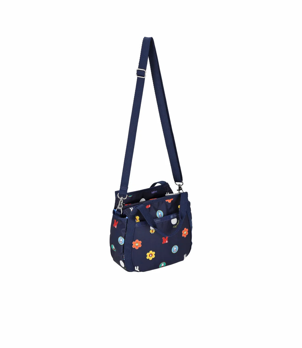 Lesportsac x Miffy Small Jenni Miffy Navy Polka Dot Acc