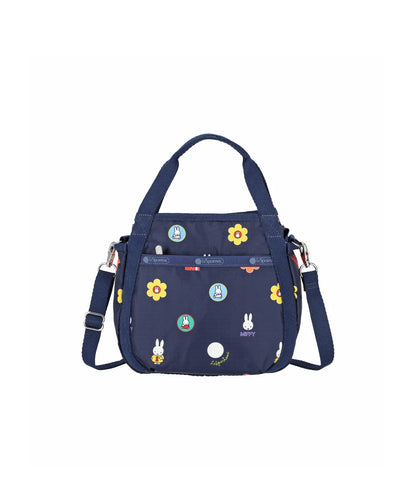 Lesportsac x Miffy Small Jenni Miffy Navy Polka Dot Acc