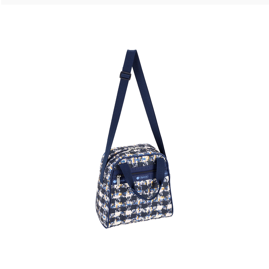 Autumn Tweed N/S Mini Satchel Top Handles Crossbody Bag