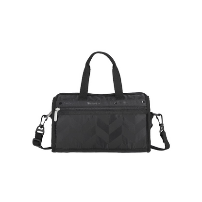 Deluxe Mini Duffel Herringbone Jacquard