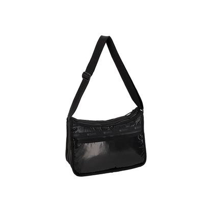 Black Shine Deluxe Everyday Hobo Bag