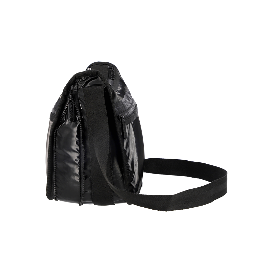 Black Shine Deluxe Everyday Hobo Bag