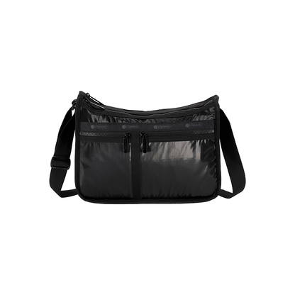 Black Shine Deluxe Everyday Hobo Bag