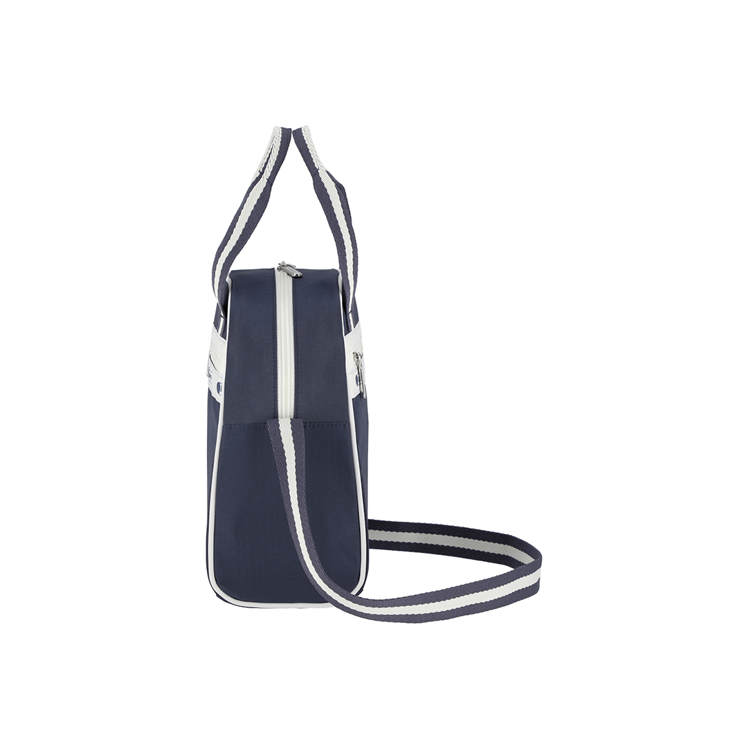 Spectator Deep Blue N/S Mini Satchel Top Handles Crossbody Bag