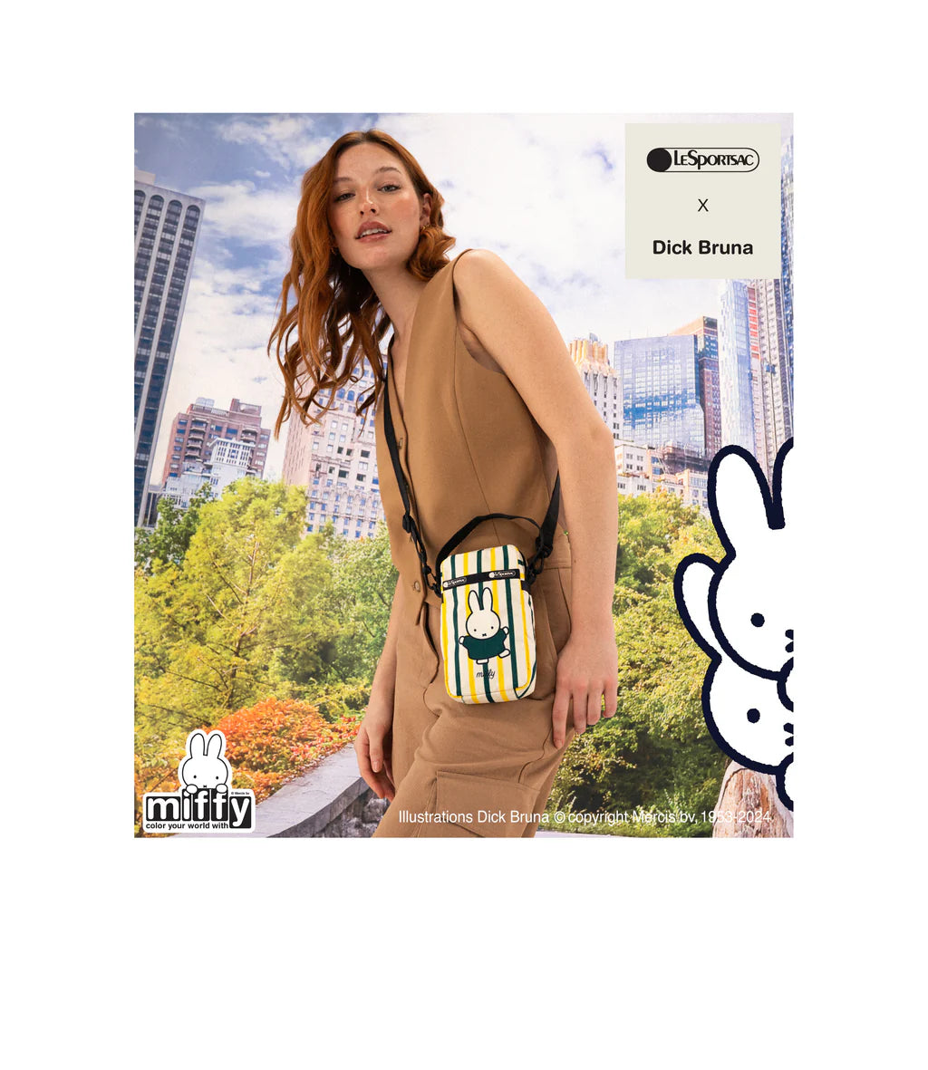 Miffy Stripe Mini Phone Crossbody