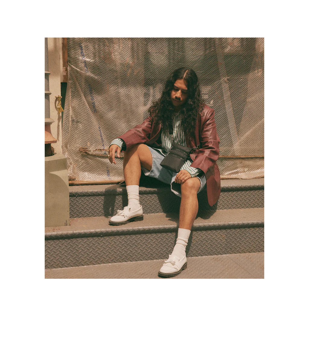 3 Zip Crossbody Recycled Black