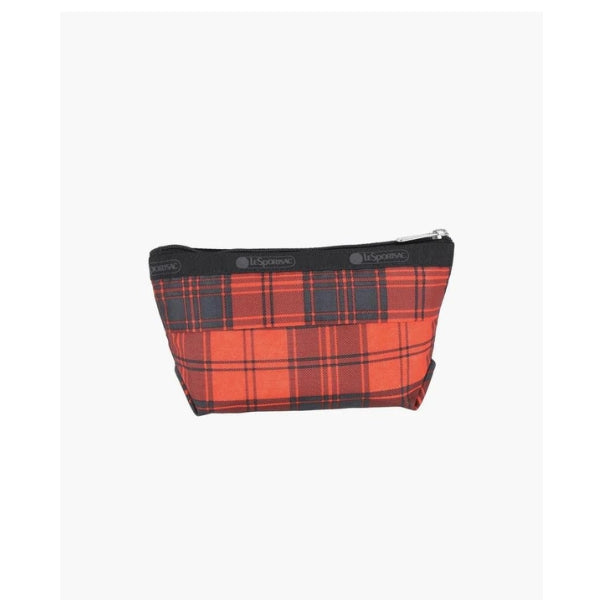 Red Tartan Small Sloan Cosmetic Pouch