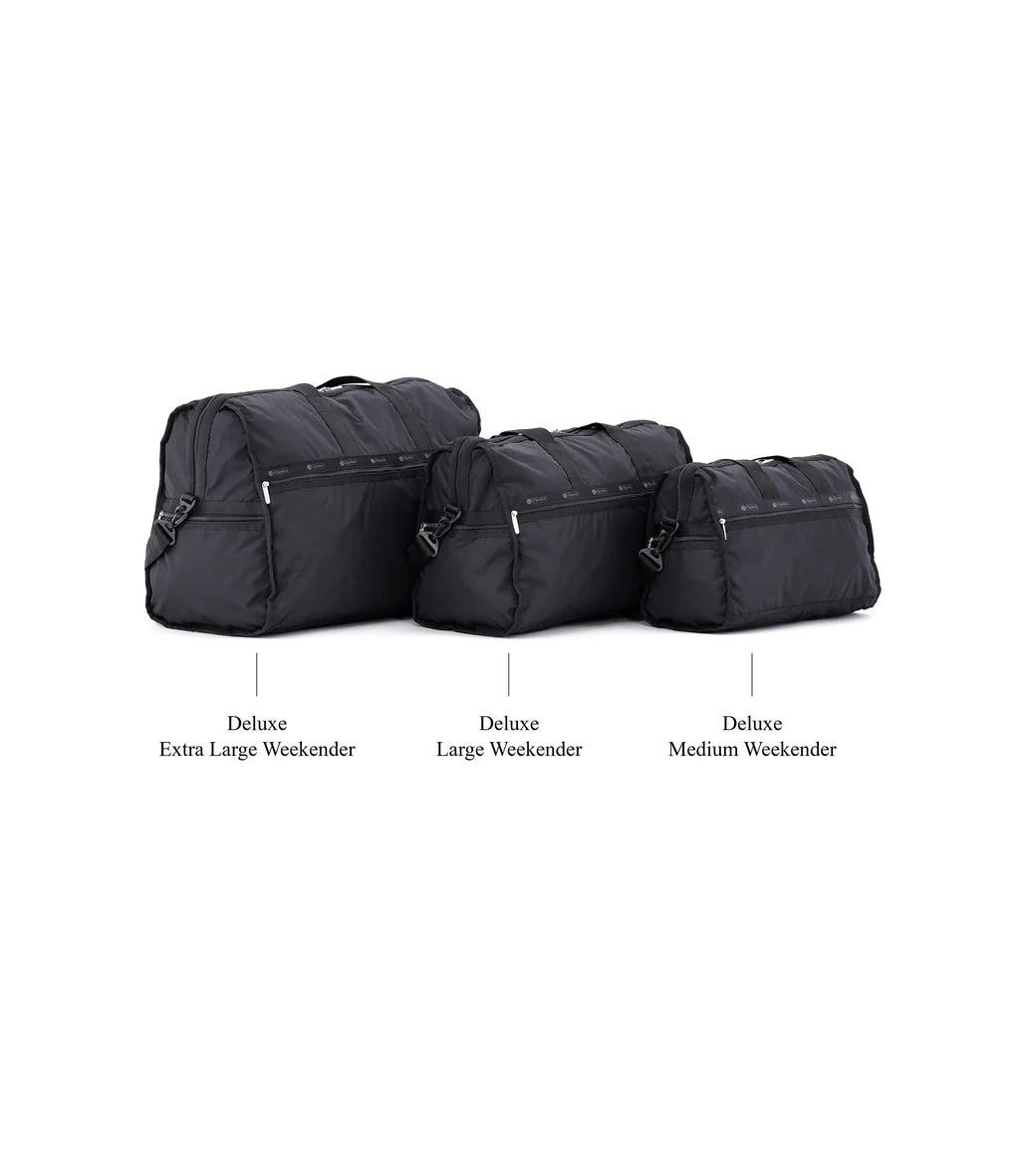 Deluxe Large Weekender Recycled Black