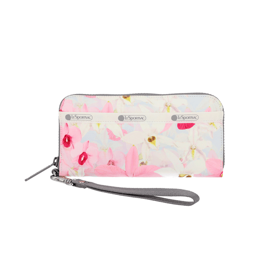 Orchid Bloom Wristlet Wallet