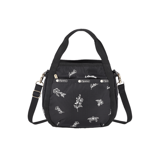 Joyful Flowers Embroidery Small Jenni Crossbody Bag