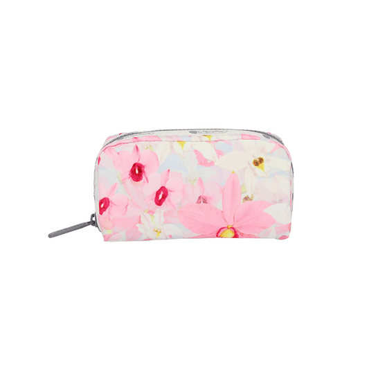 Orchid Bloom Rectangular Cosmetic Pouch