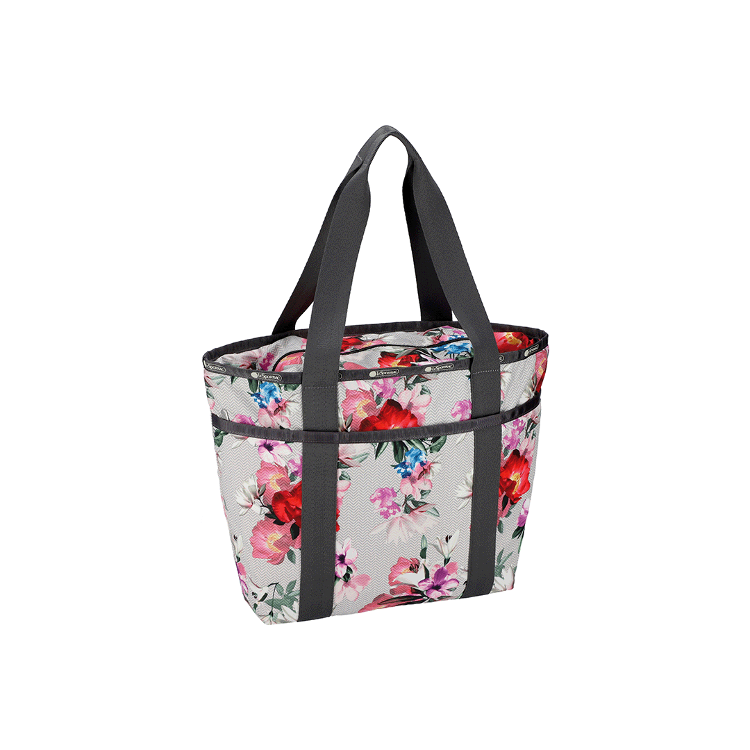 Photo Blooms Everyday Zip Tote Bag