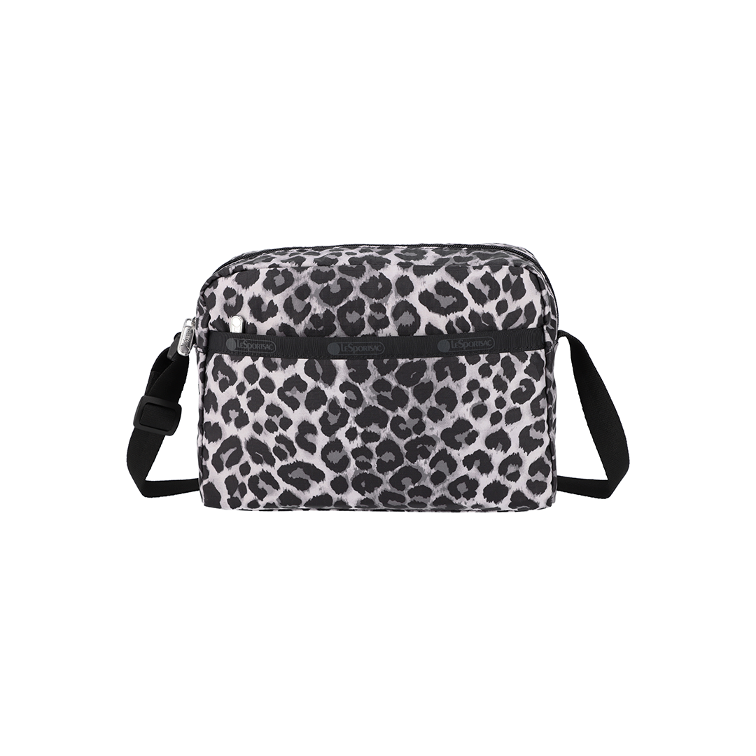 White Leopard Daniella Crossbody Bag