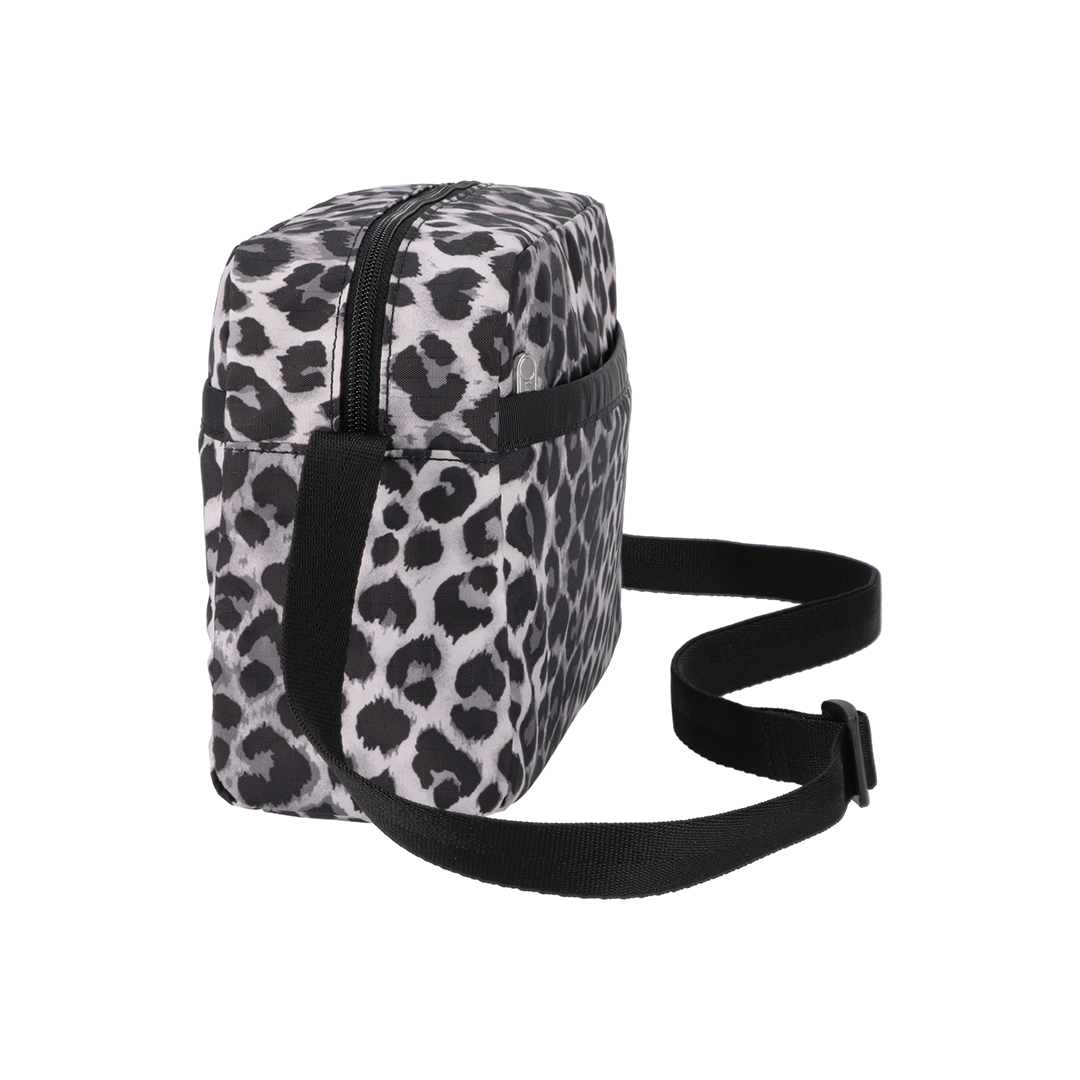 White Leopard Daniella Crossbody Bag