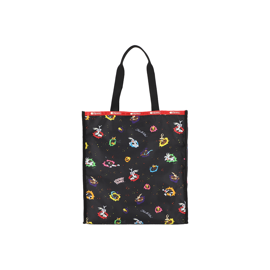 Looney Blow Out Large Book Tote Bag