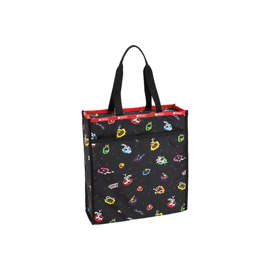 Looney Blow Out Large Book Tote Bag